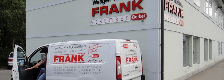 FRANK Waagen und Maschinen Klagenfurt Villach Salzburg